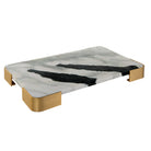 Elevated Tray/Plateau - Panda Marble Medium by Uttermost