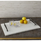 Get a Grip Tray - White Marble by Uttermost