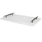Get a Grip Tray - White Marble by Uttermost