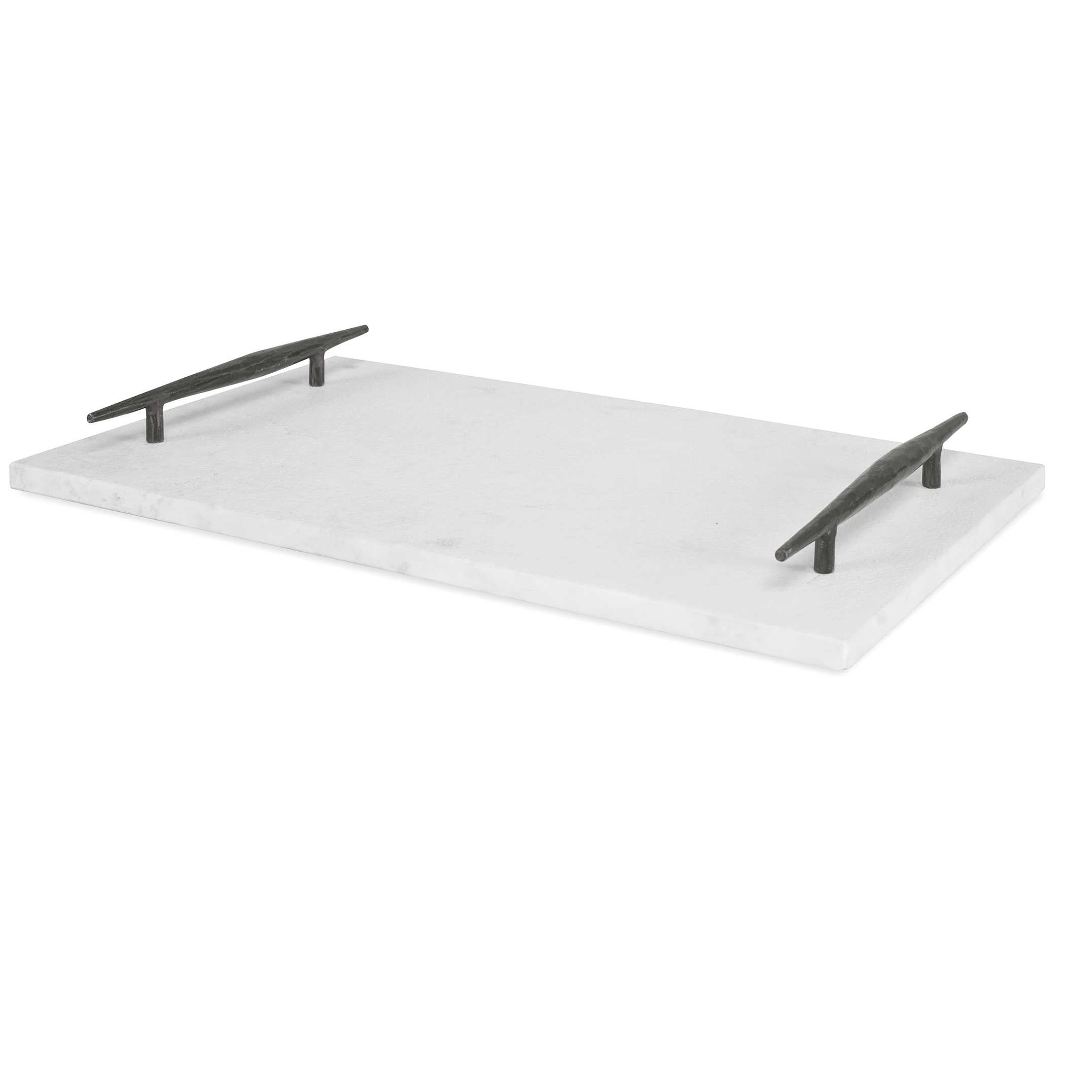 Get a Grip Tray - White Marble by Uttermost