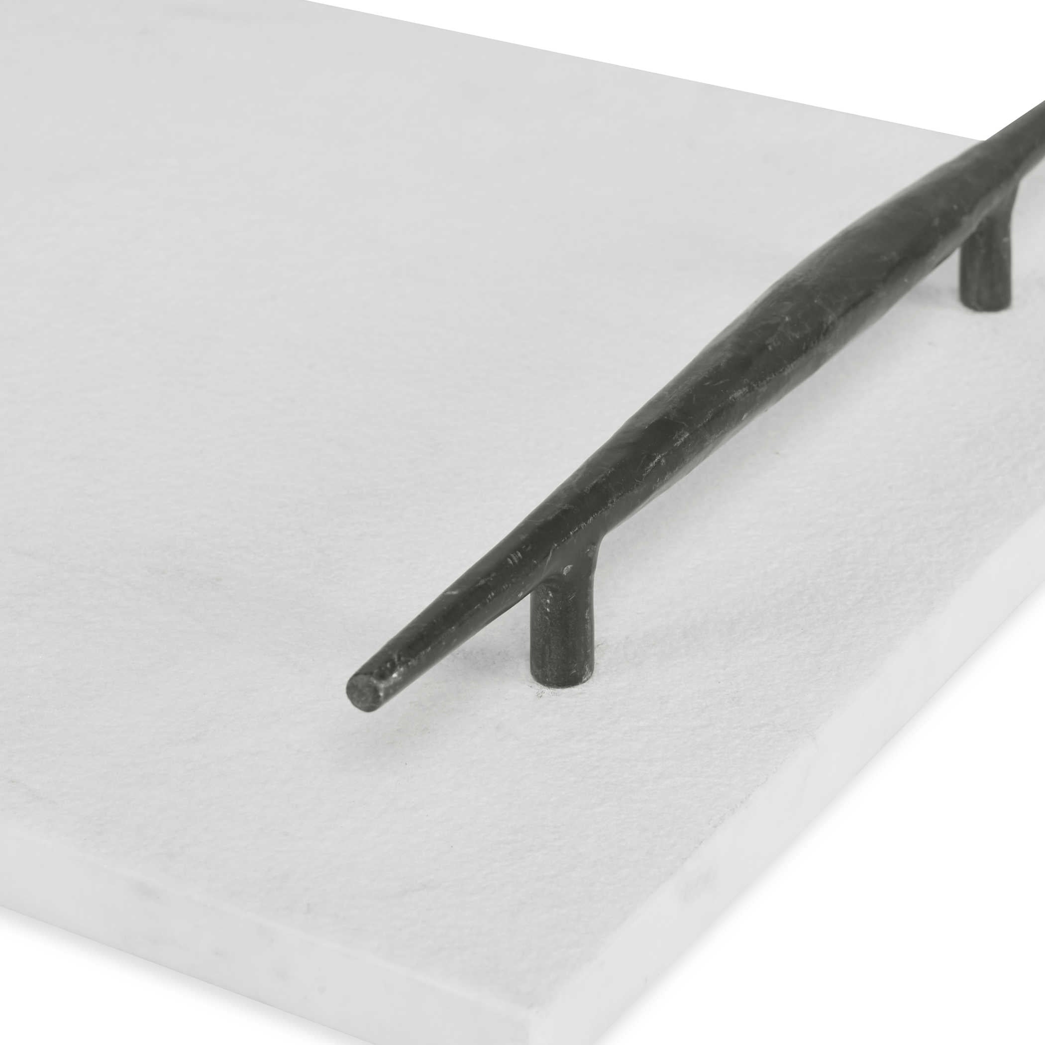 Get a Grip Tray - White Marble by Uttermost