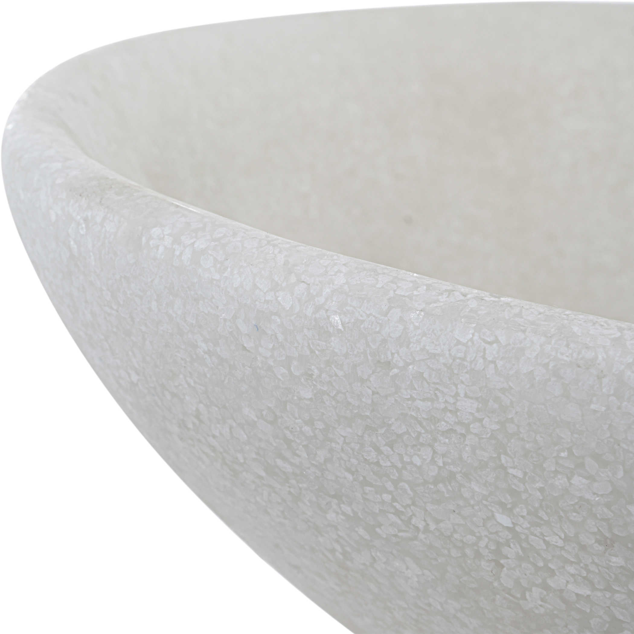 Scoop Bowl - White by Uttermost