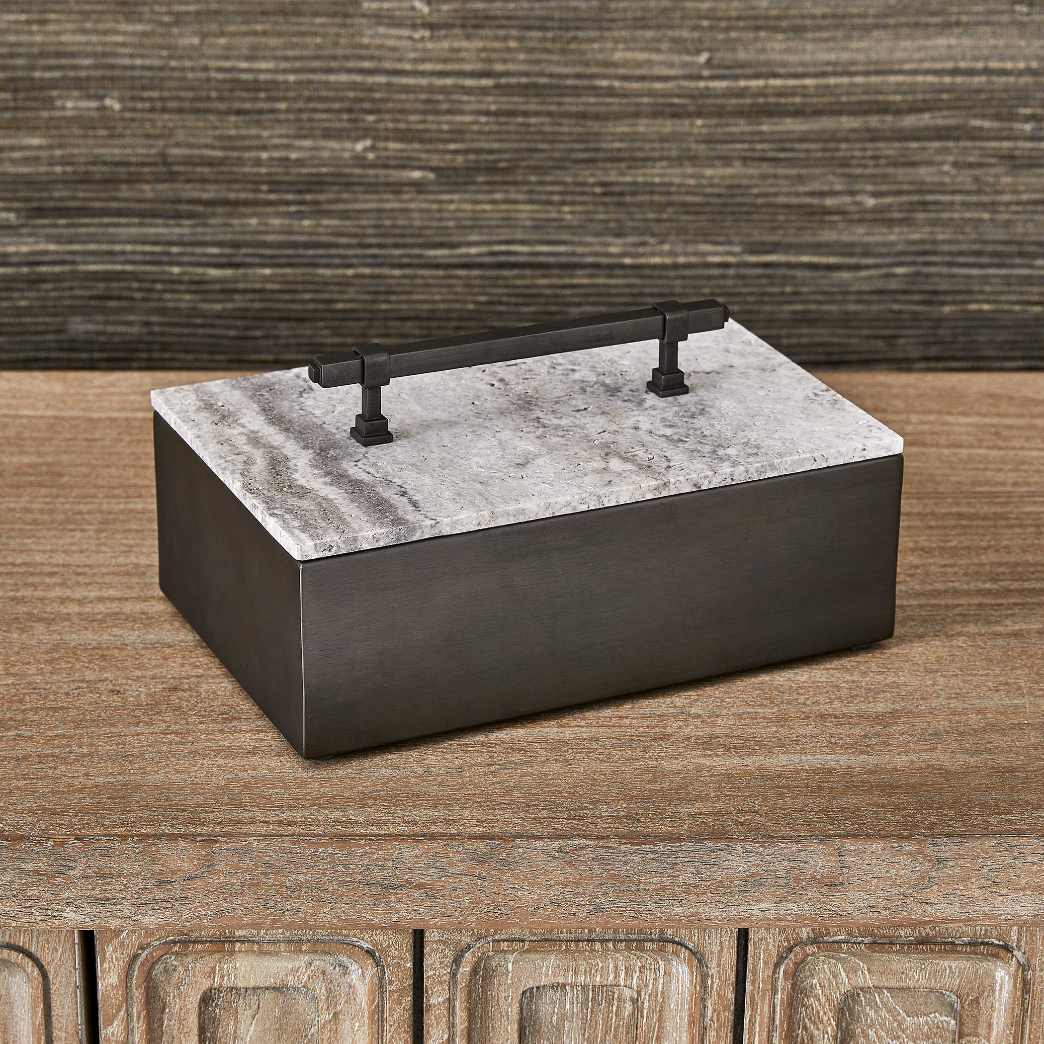 Travertine Coffer by Uttermost