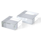 Square Risers/Sculptures, Set of 2 - Crystal by Uttermost