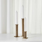 Knurled Taper Candleholders - Set of 3 by Uttermost