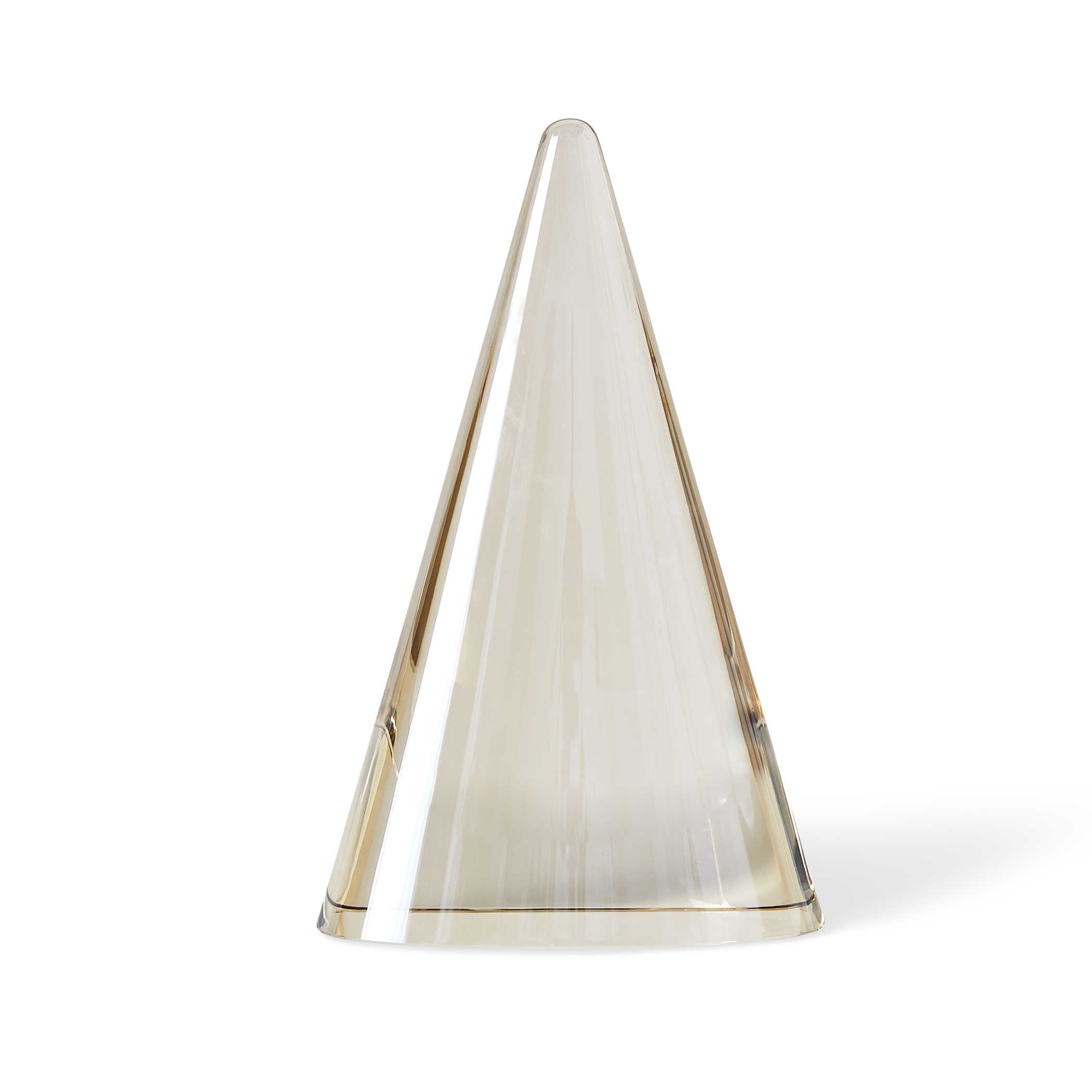 Apex Sculpture in Champagne Crystal by Uttermost