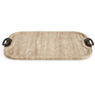 Hippodrome Tray in Travertine by Uttermost