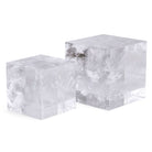 Cube Sculptures in Manmade Quartz - Set of 2 by Uttermost