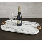 Hippodrome Tray - Arabescato Marble by Uttermost