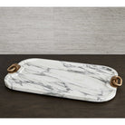 Hippodrome Tray - Arabescato Marble by Uttermost