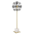 Contemporary Dandelion Sculpture in Black Metal by Uttermost