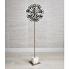 Contemporary Dandelion Sculpture in Black Metal by Uttermost