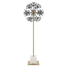 Contemporary Dandelion Sculpture in Black Metal by Uttermost
