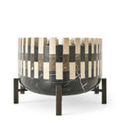 Domino Marble Cachepot Bowl by Uttermost