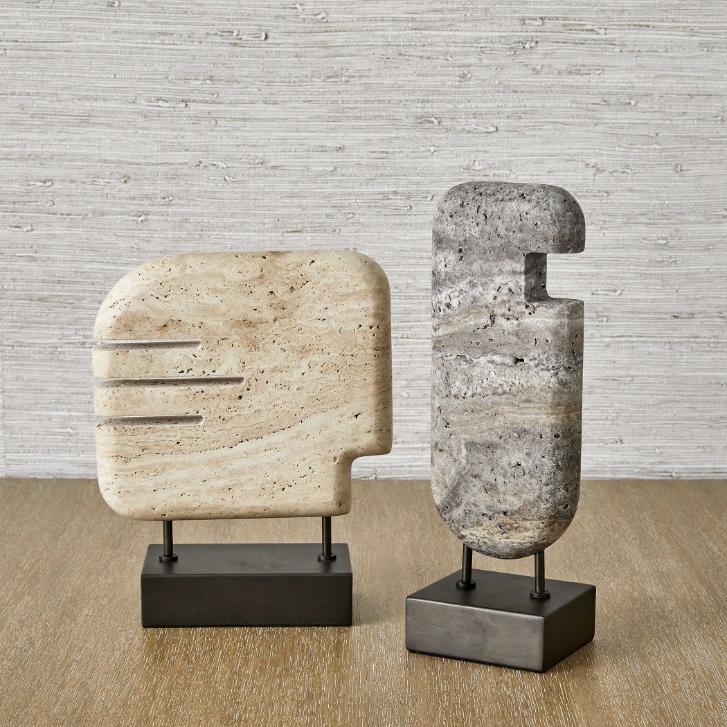 Ancient Lore Sculpture Travertine - Medium by Uttermost