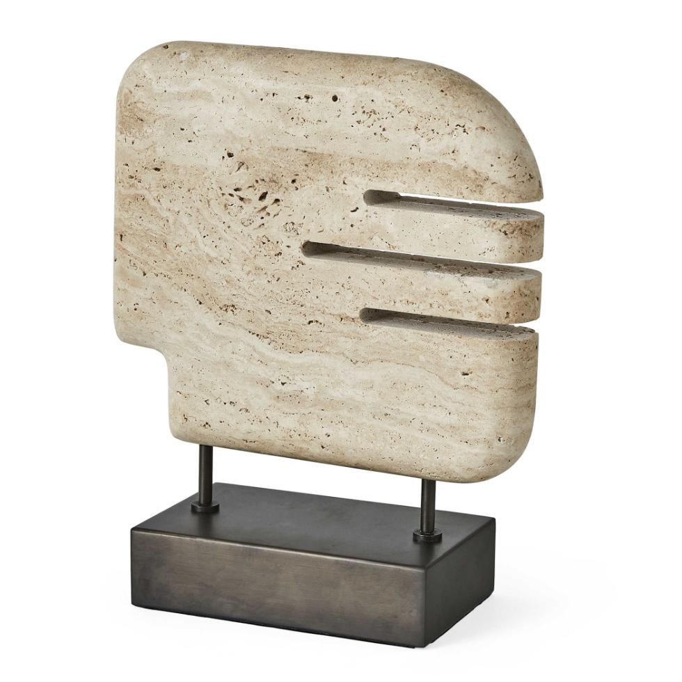 Ancient Lore Sculpture Travertine - Medium by Uttermost
