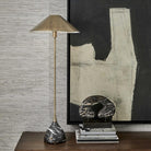 Modern Tunnel Vision Sculpture in Black Marble by Uttermost