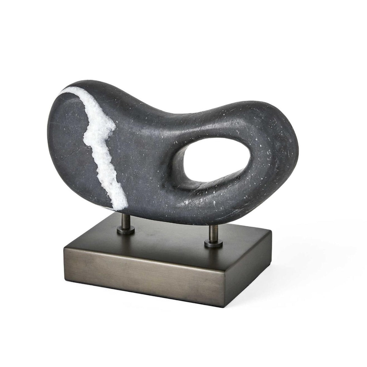 Single Vision Sculpture in Black Marble by Uttermost