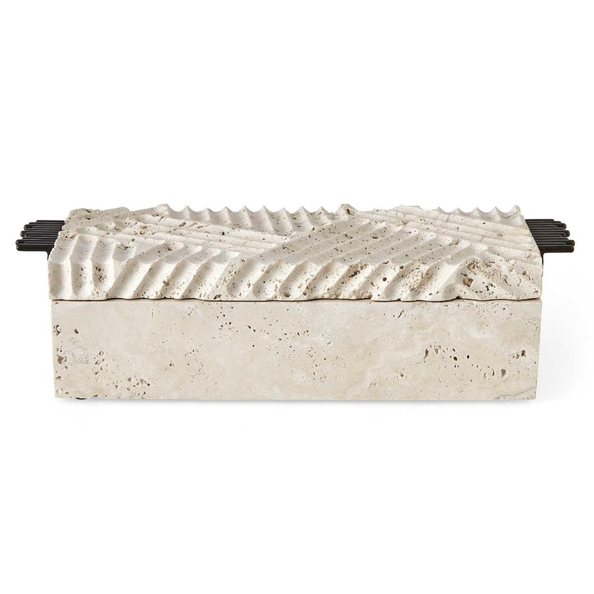 Diagram Travertine Box by Uttermost
