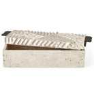 Diagram Travertine Box by Uttermost