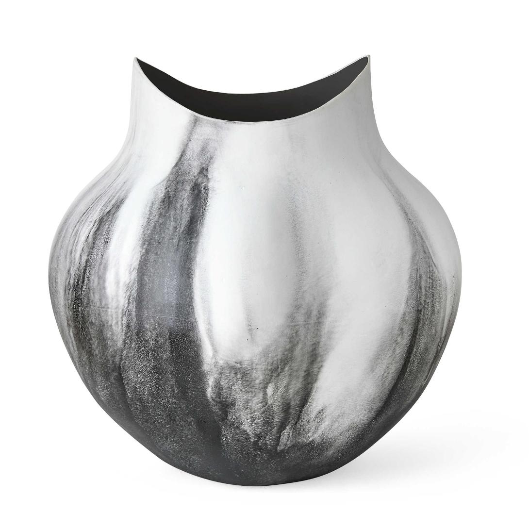 Vapor Vase Black & White by Uttermost