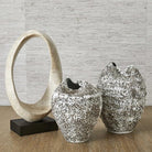 In Touch Textured Vase by Uttermost