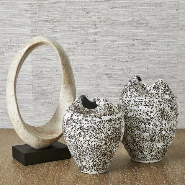 In Touch Ceramic Vase by Uttermost