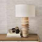 Dumbbell Sculpture in Crystal by Uttermost