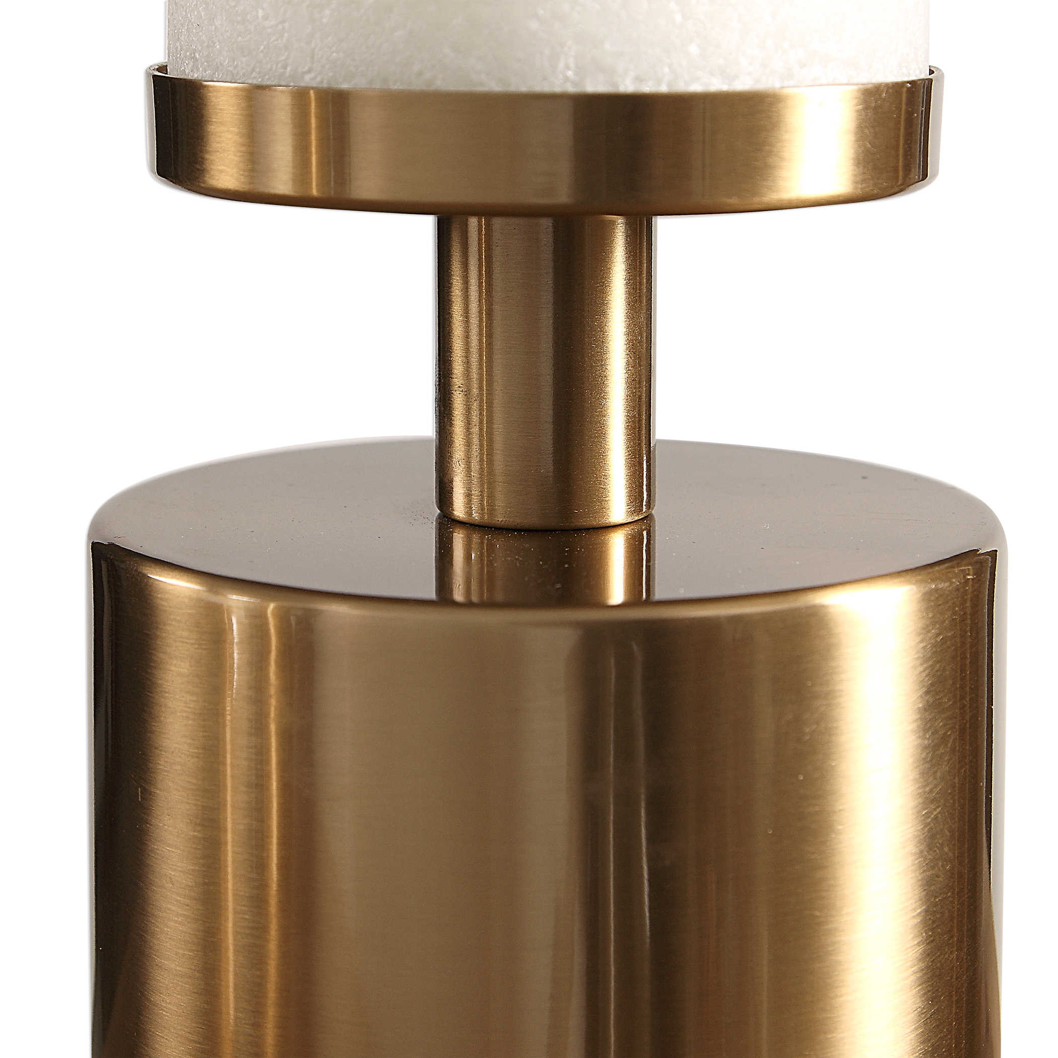 Kamdyn Candleholders - Brass, Set of 4 by Uttermost