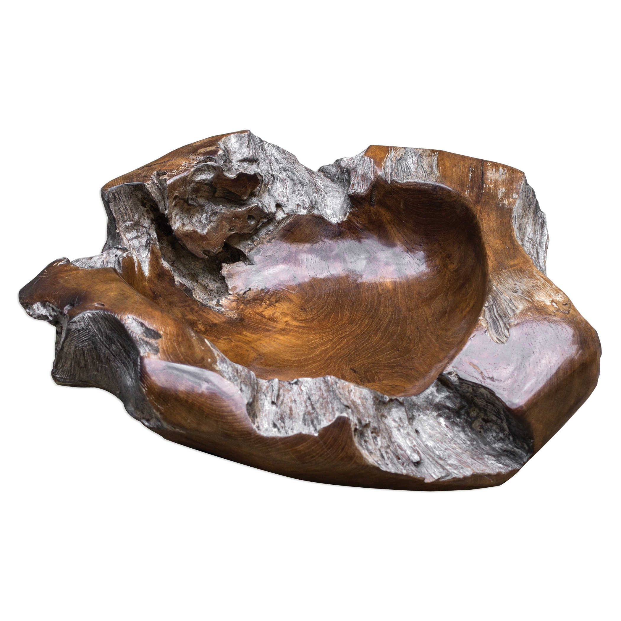 Giulio Teak Bowl by Uttermost