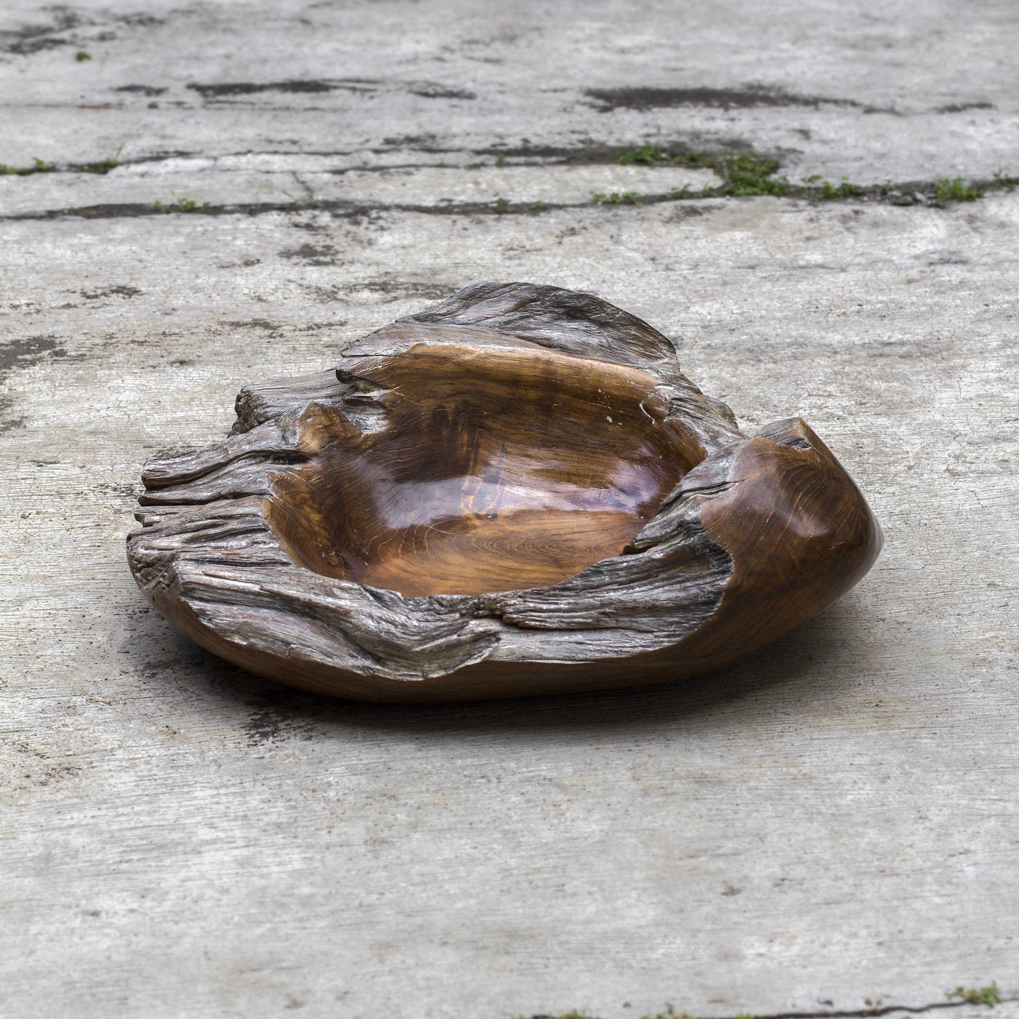 Giulio Teak Bowl by Uttermost