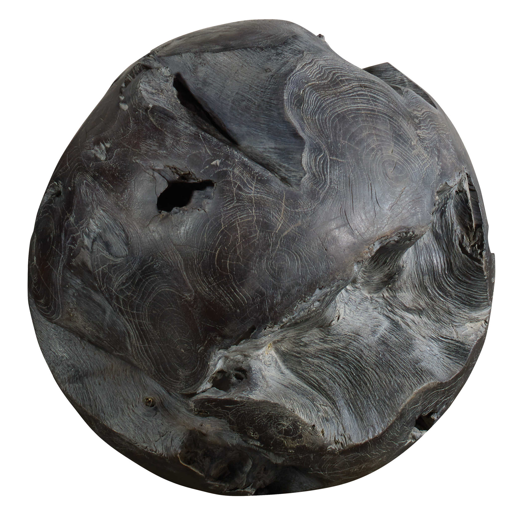 Deco Teak Ball by Uttermost