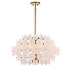 Alabaster Radiance 8 Light Pendant by Uttermost