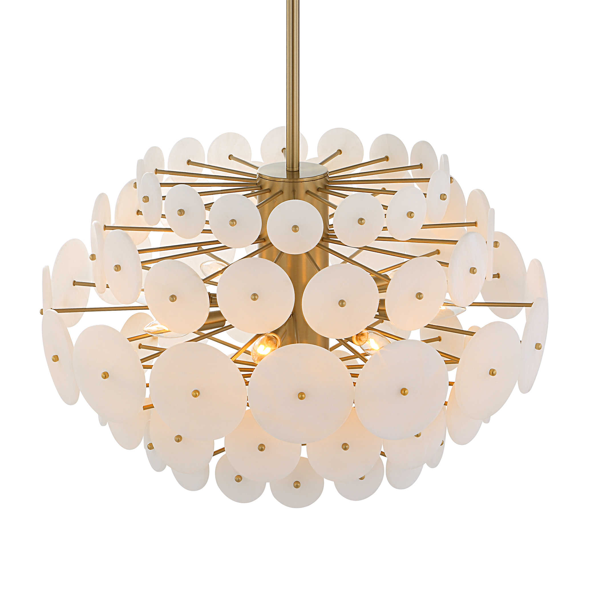 Alabaster Radiance 8 Light Pendant by Uttermost