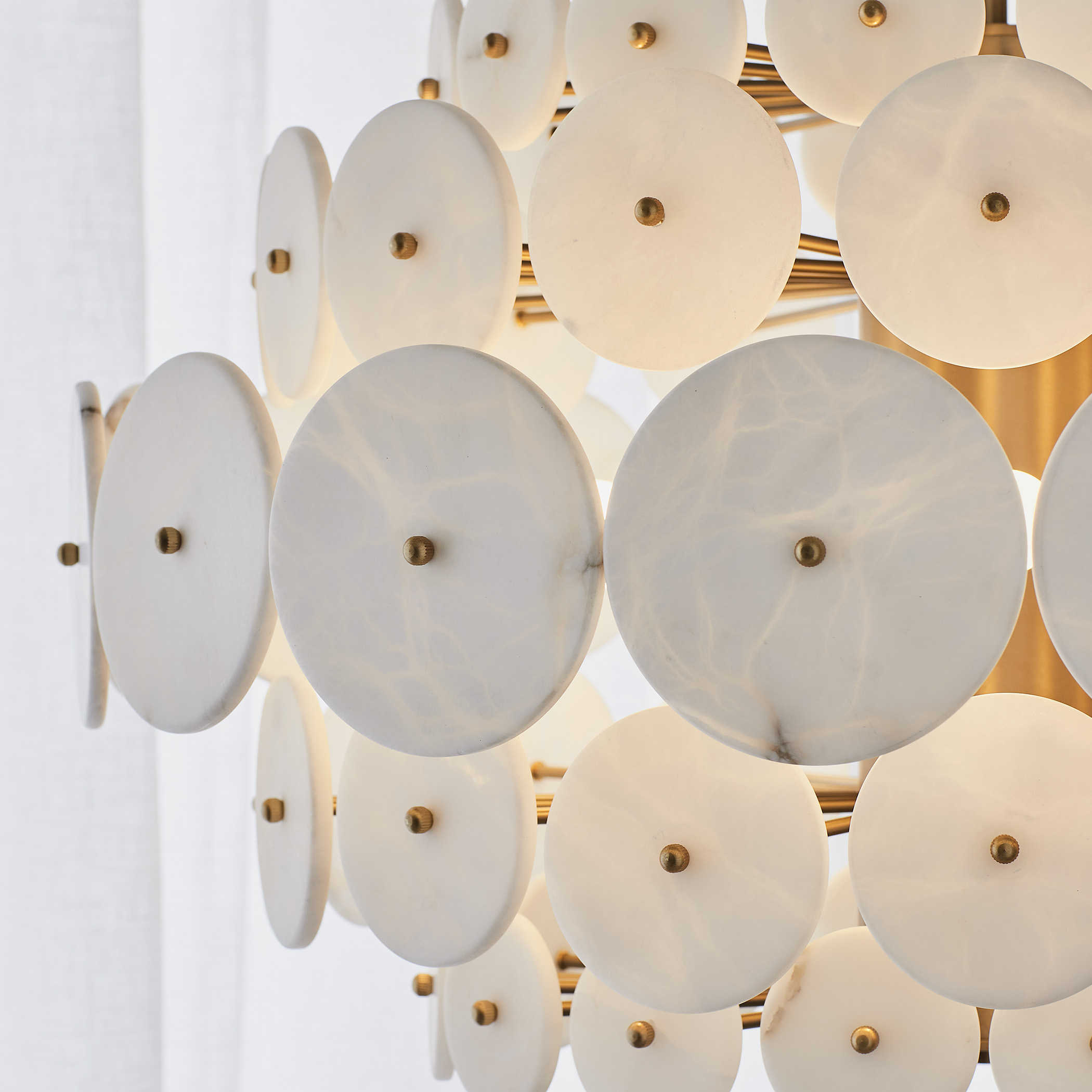Alabaster Radiance 8 Light Pendant by Uttermost