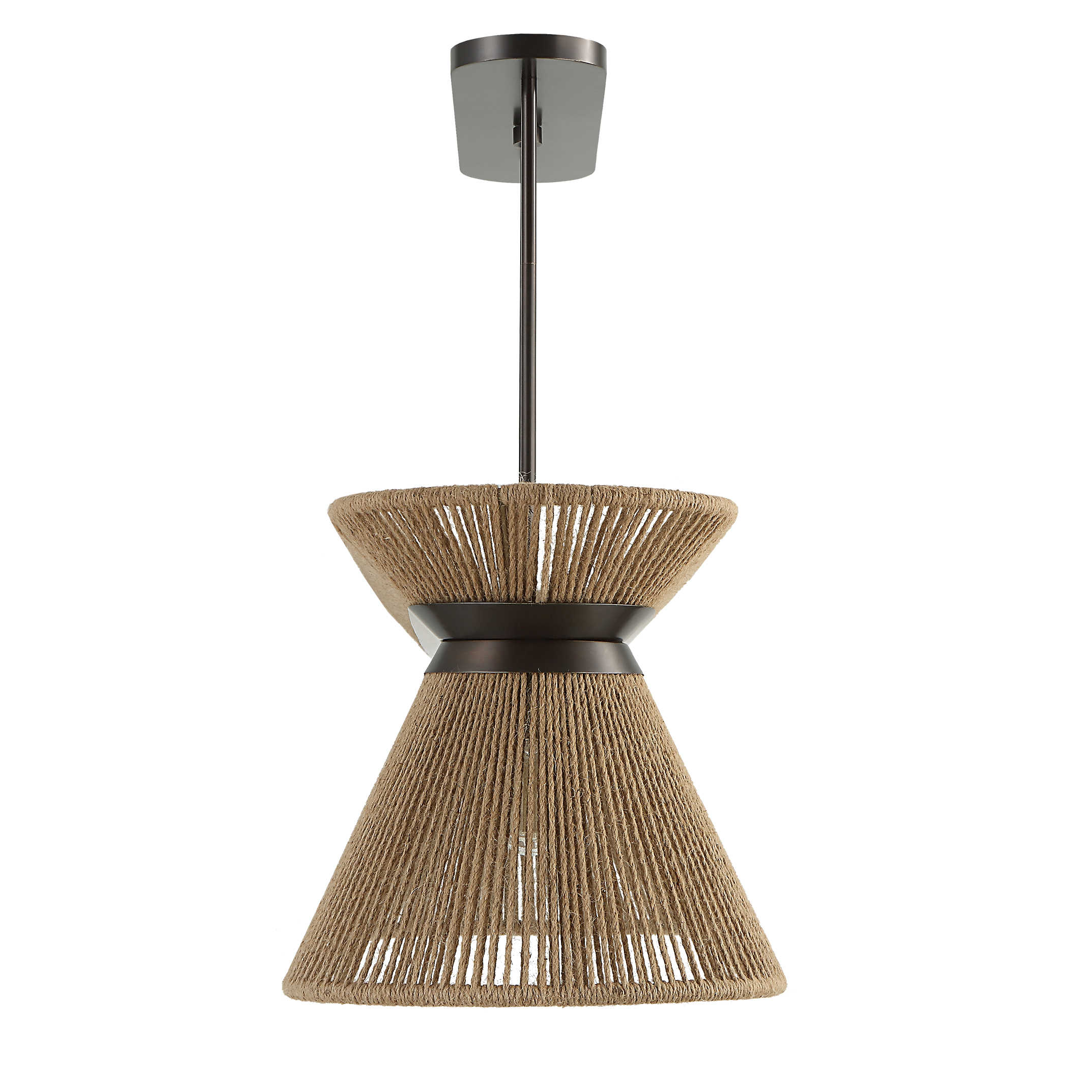 Highly Strung 5 Light Linear Pendant in Natural by Uttermost