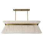 Highly Strung 5 Light Linear Pendant in White by Uttermost