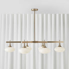 Suspension 6 Light Chandelier in Rich Brass by Uttermost