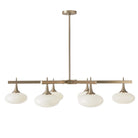 Suspension 6 Light Chandelier in Rich Brass by Uttermost