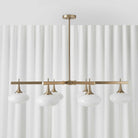 Suspension 6 Light Chandelier in Rich Brass by Uttermost