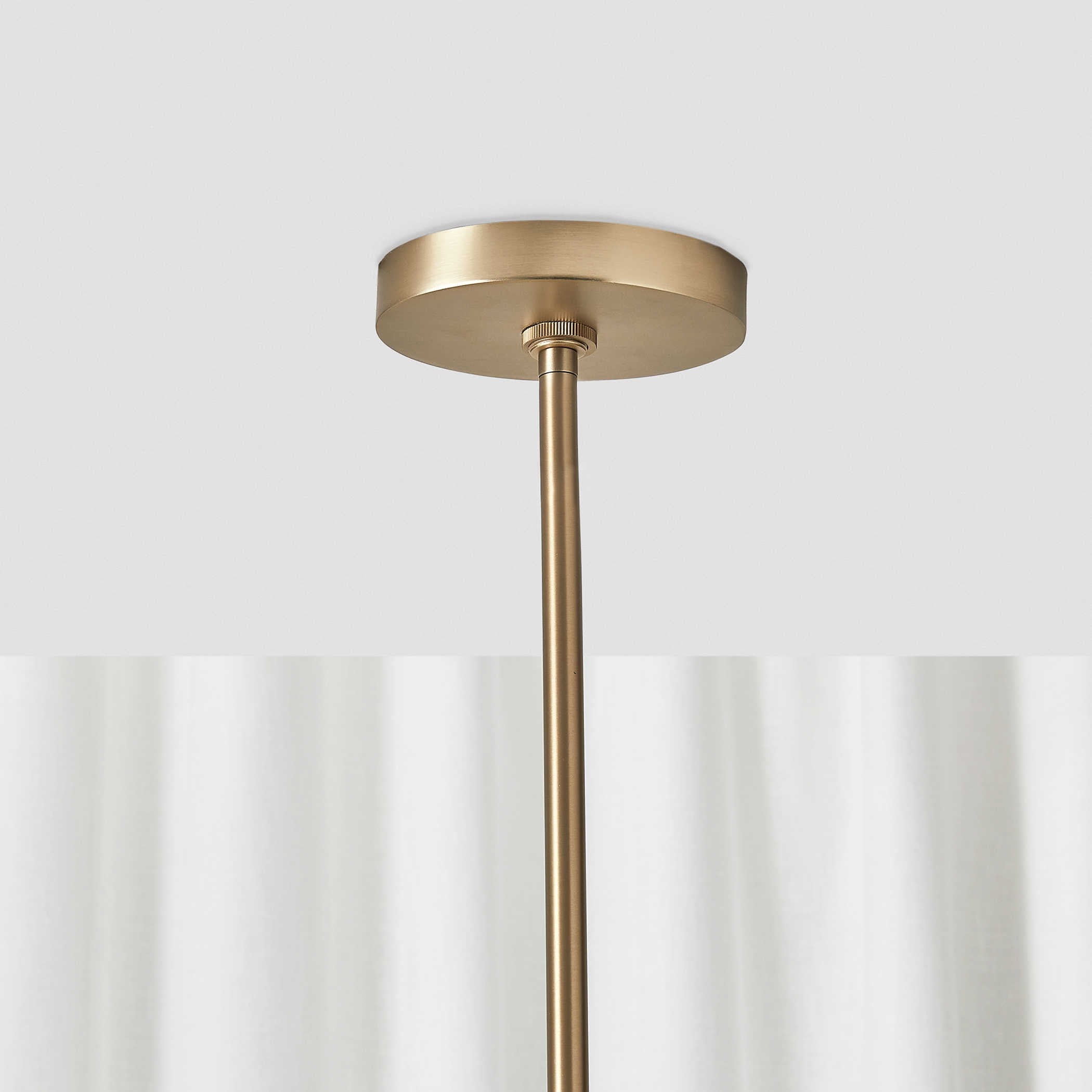 Suspension 6 Light Chandelier in Rich Brass by Uttermost