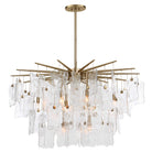 Seeded Shield 8 Light Chandelier by Uttermost