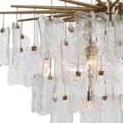 Seeded Shield 8 Light Chandelier by Uttermost