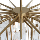 Seeded Shield 8 Light Chandelier by Uttermost
