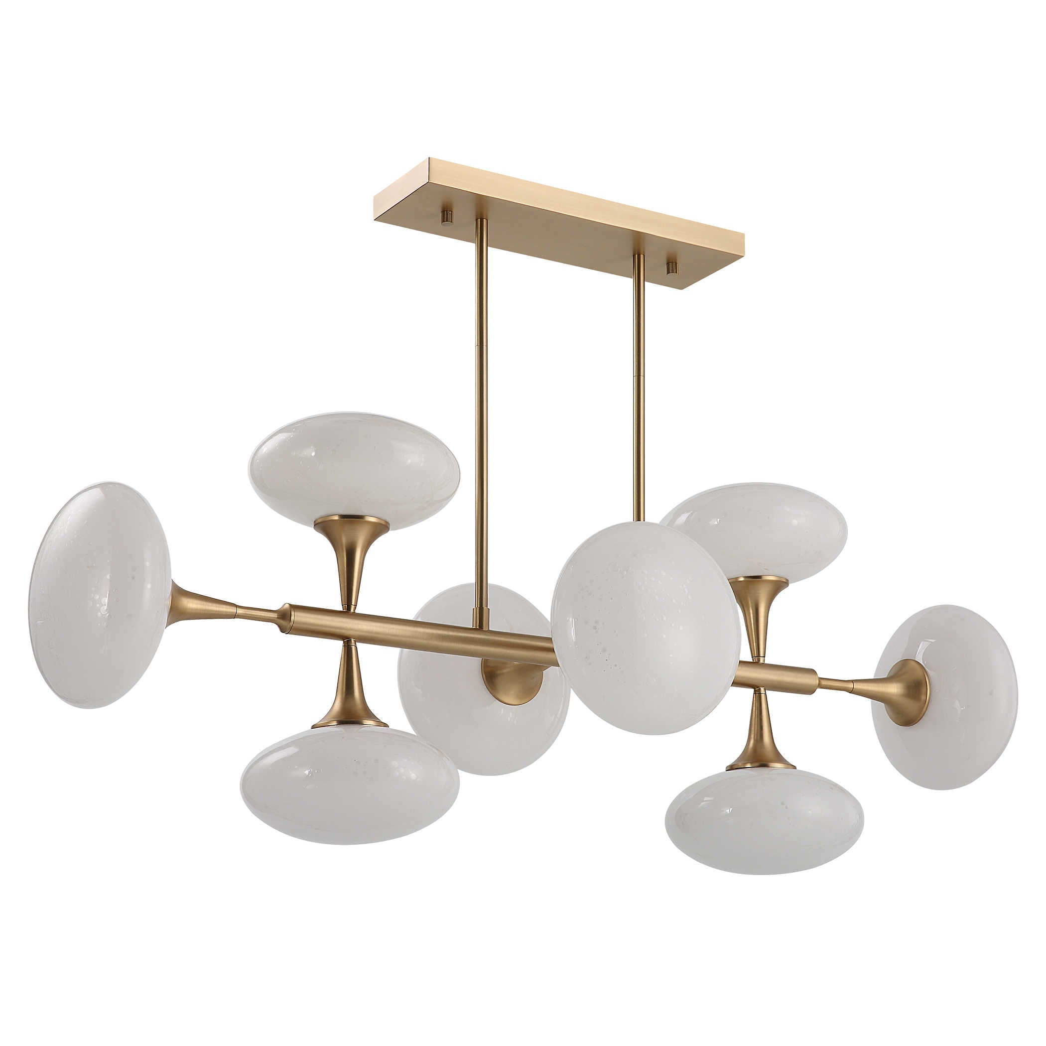 Vienna 8 Light Pendant in Brass by Uttermost