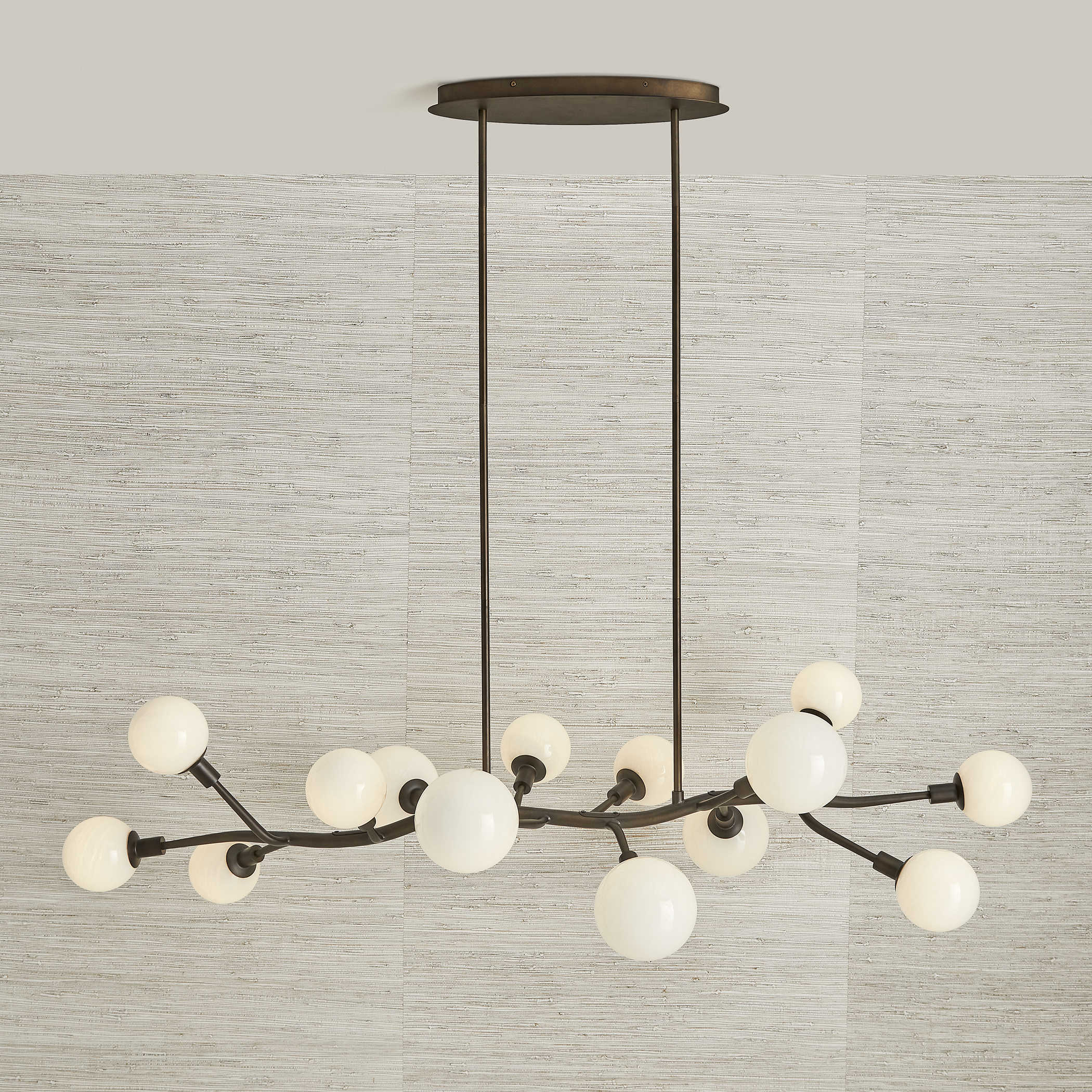 Meandering 14 Light Pendant in Bronze by Uttermost