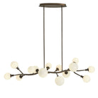 Meandering 14 Light Pendant in Bronze by Uttermost