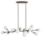Meandering 14 Light Pendant in Bronze by Uttermost