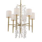 Waterfall 6 Light Chandelier by Uttermost