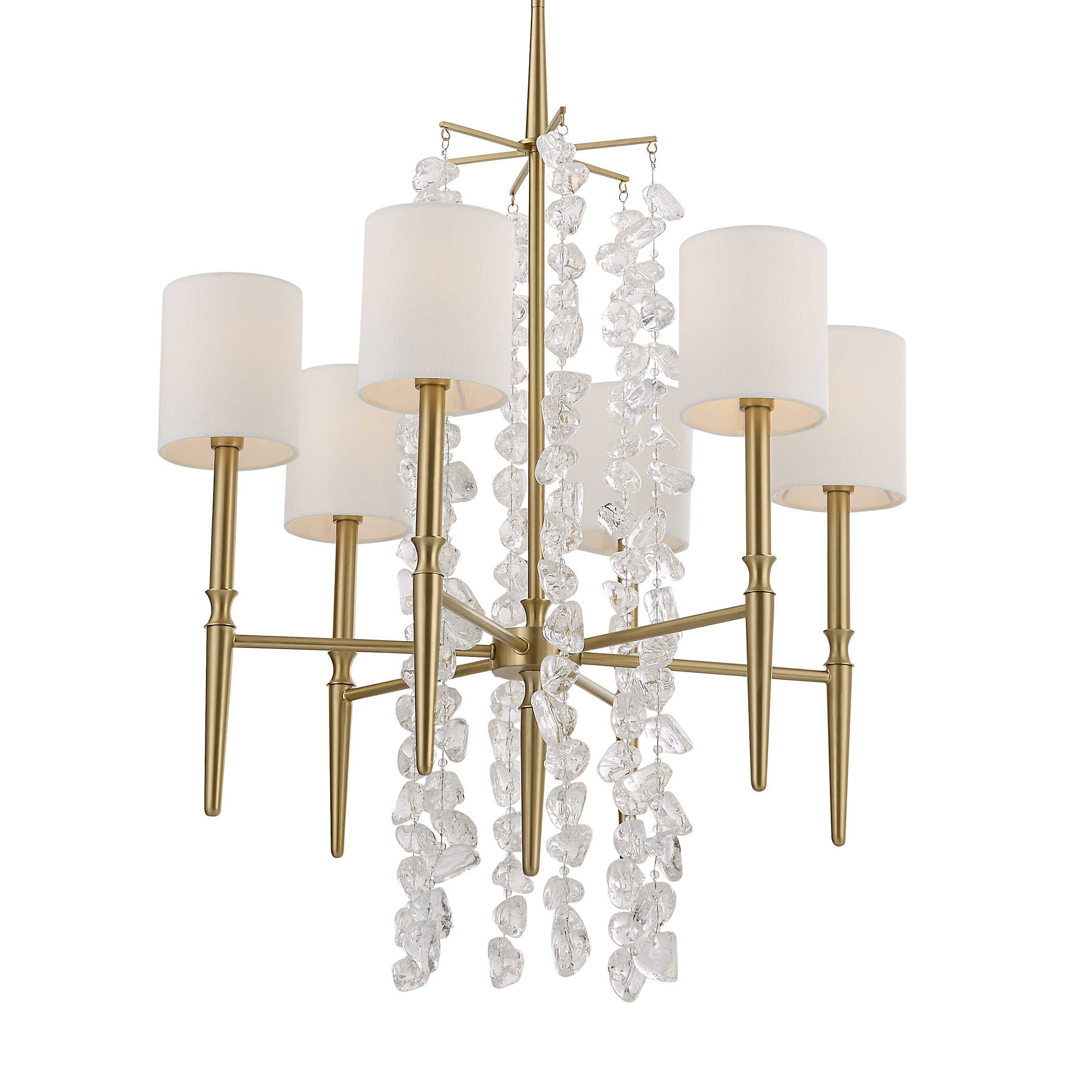 Waterfall 6 Light Chandelier by Uttermost